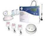 LCD Display Voiced GSM Burglarproof Alarm System